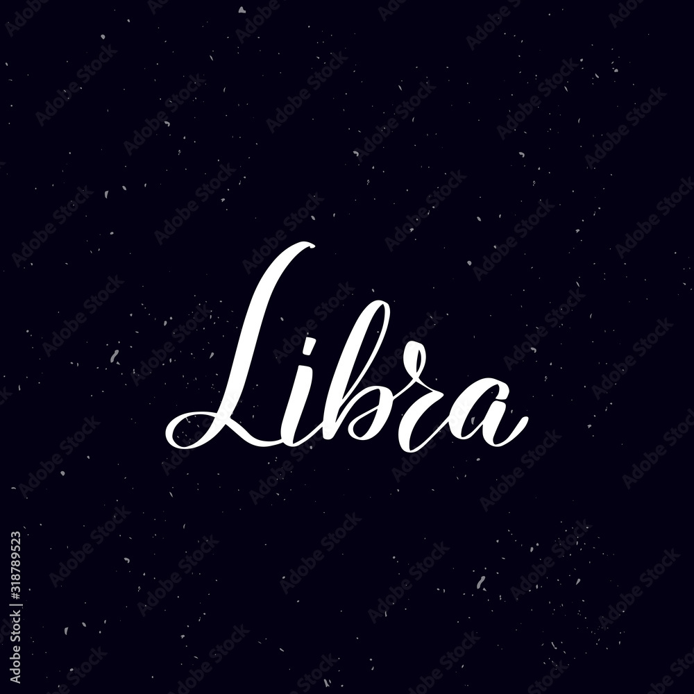 Fototapeta premium Handwritten calligraphy text, chalk on a blackboard