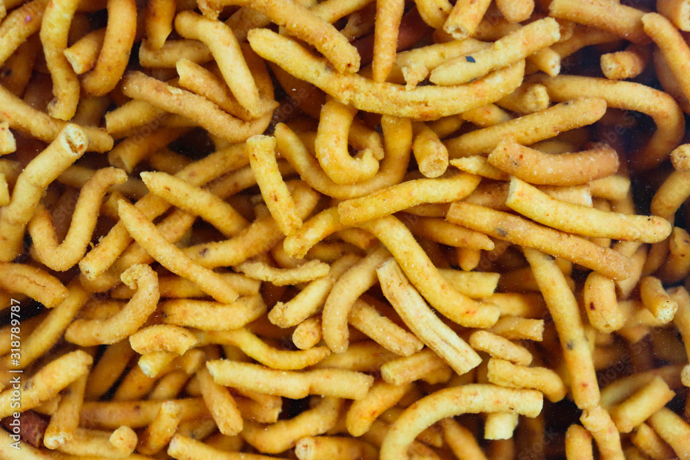 Hot And Spicy Crunchy Fresh Fried Indian Salted Snacks Made Of Gram Floor Chackhna Hot And Spicy Crunchy Fresh Fried Indian Salted Snacks Made Of Gram Floor Chackhna