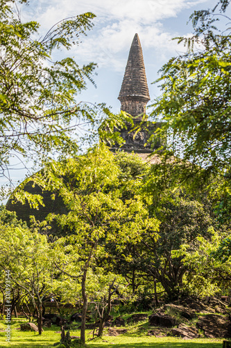 The top of a Dagoba in the ruin of Polonnaruwa, an Ancient City of Sri Lanka photo