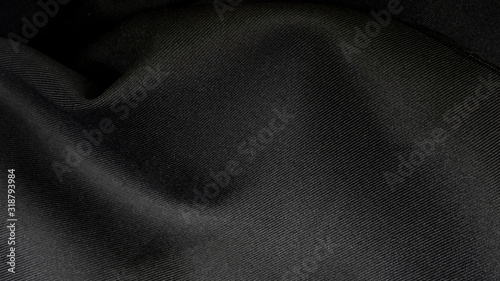 Black cloth texture and background