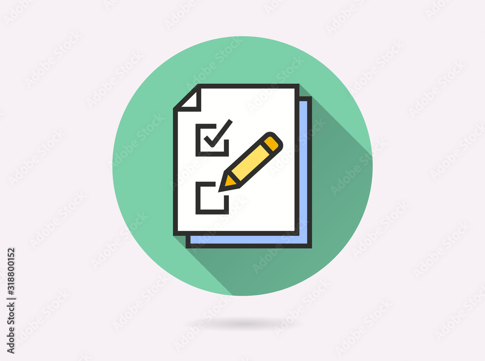 Reporting icon for graphic and web design. Reporting icon for graphic and web design.
