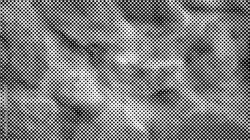 Abstract Vector Halftone. Stone Wall Dot Pattern. Grunge Circle Illustration