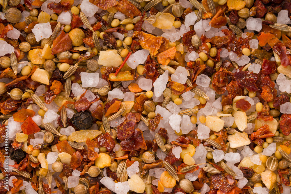 Spice Background. Different kind of spices Spice Background. Different kind of spices