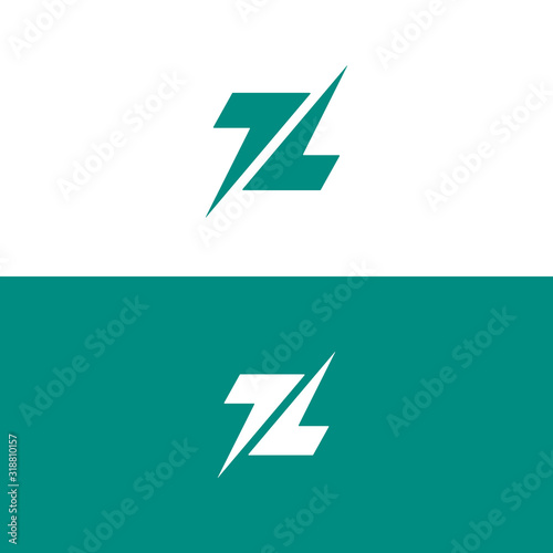 z letter logo design, z logo design with arrow concept 