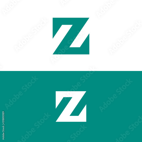 z letter logo design, z logo design with arrow concept 