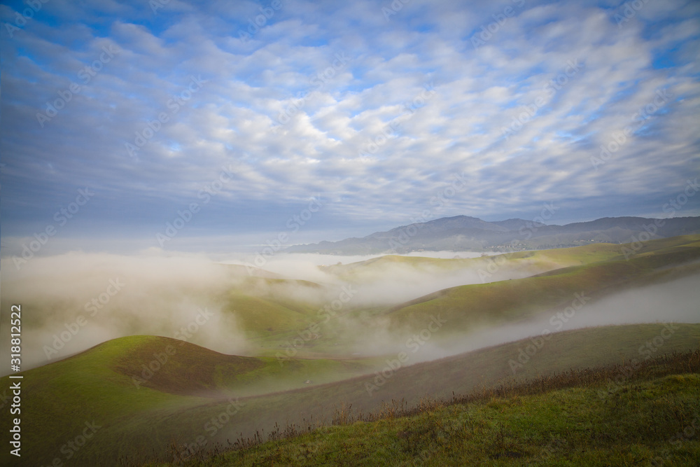 Morning Fog in Tri-Valley San Ramon