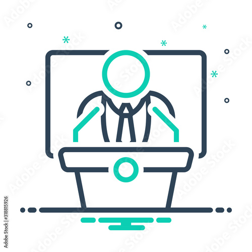 mix icon for democrat