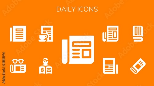 daily icon set