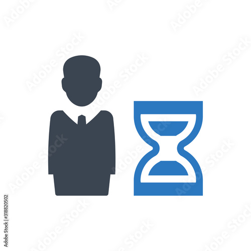 Business time planning icon