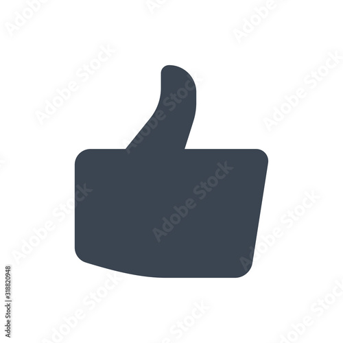Thumbs up icon. vector graphics