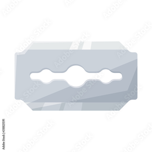 Vector design of blade and danger symbol. Web element of blade and cocain stock symbol for web.