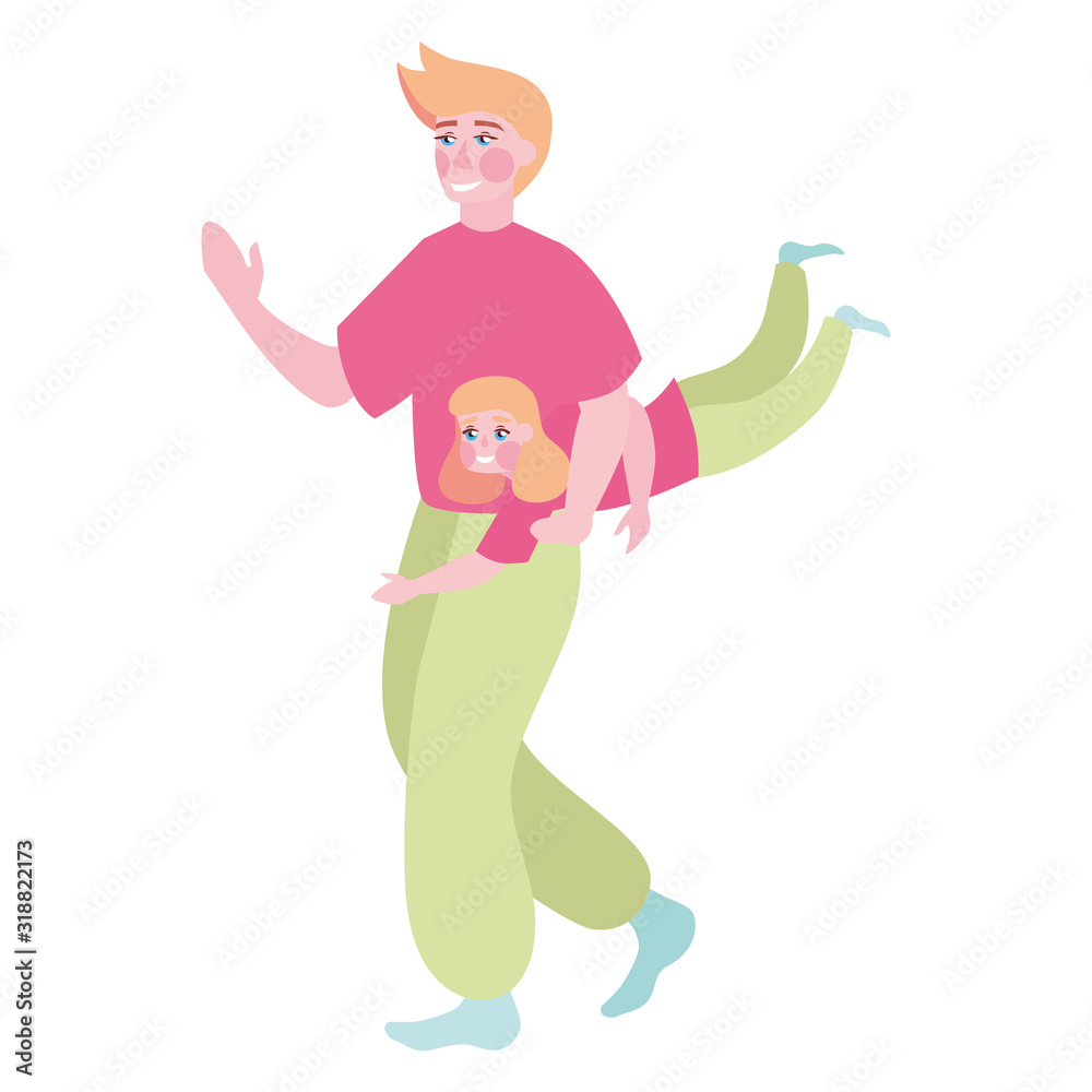 Obraz premium Parent and child