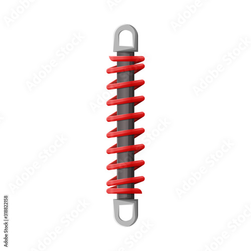 Vector illustration of coil and detail symbol. Graphic of coil and metal stock symbol for web.