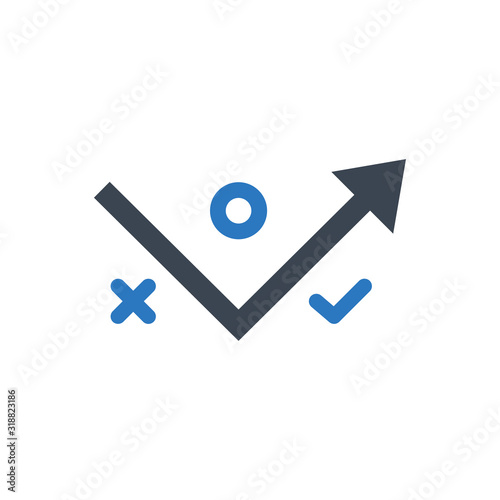 Strategy plan icon