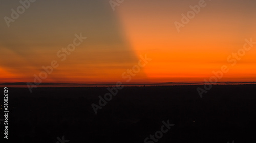 Landscape View Sunrise of Ancient Temple and Pagoda in Bagan © Werachat