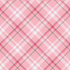 Rideaux Rose clair patrons Tartan scotland seamless plaid pattern vector. Retro background fabric. Vintage check color square geometric texture.  © SolaruS