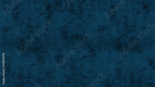 Beautiful Abstract Grunge Decorative Navy Blue Dark Stucco Wall Background. Art Rough Stylized Texture