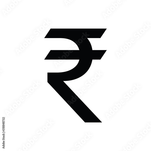 Indian Rupee icon. Indian Rupee sign. vector