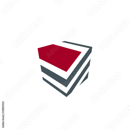 Free Download Construction Logo 3D abstract engineering industry business project work house building development industrial builder architecture real estate technology home team land success - GFXLoad