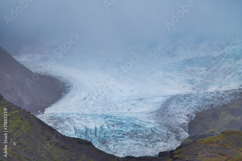 Vatnajokull is the largest glacier in Europe.