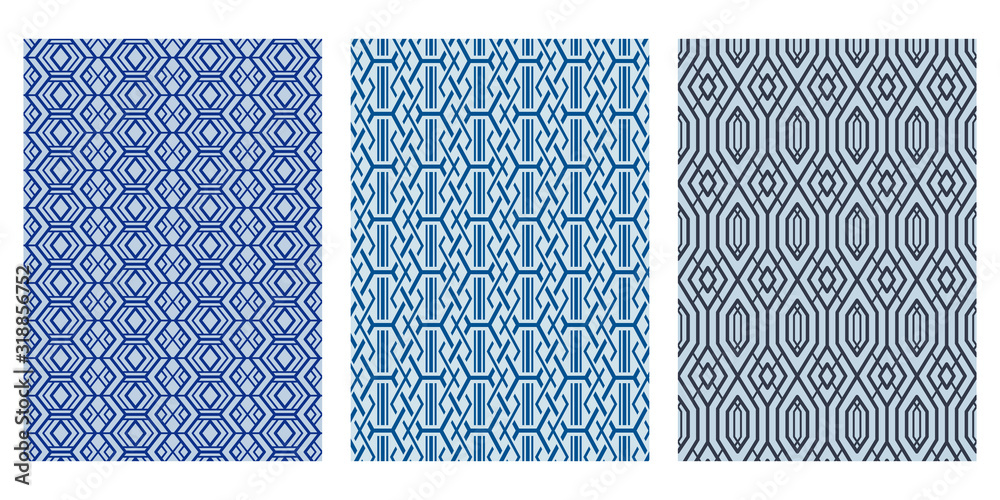 Japanese Yukata Diamond Hexagon Abstract Vector Background Collection Japanese Yukata Diamond Hexagon Abstract Vector Background Collection