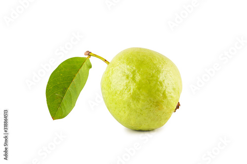guava is tropical fruits on white background fruit agriculture food isolated