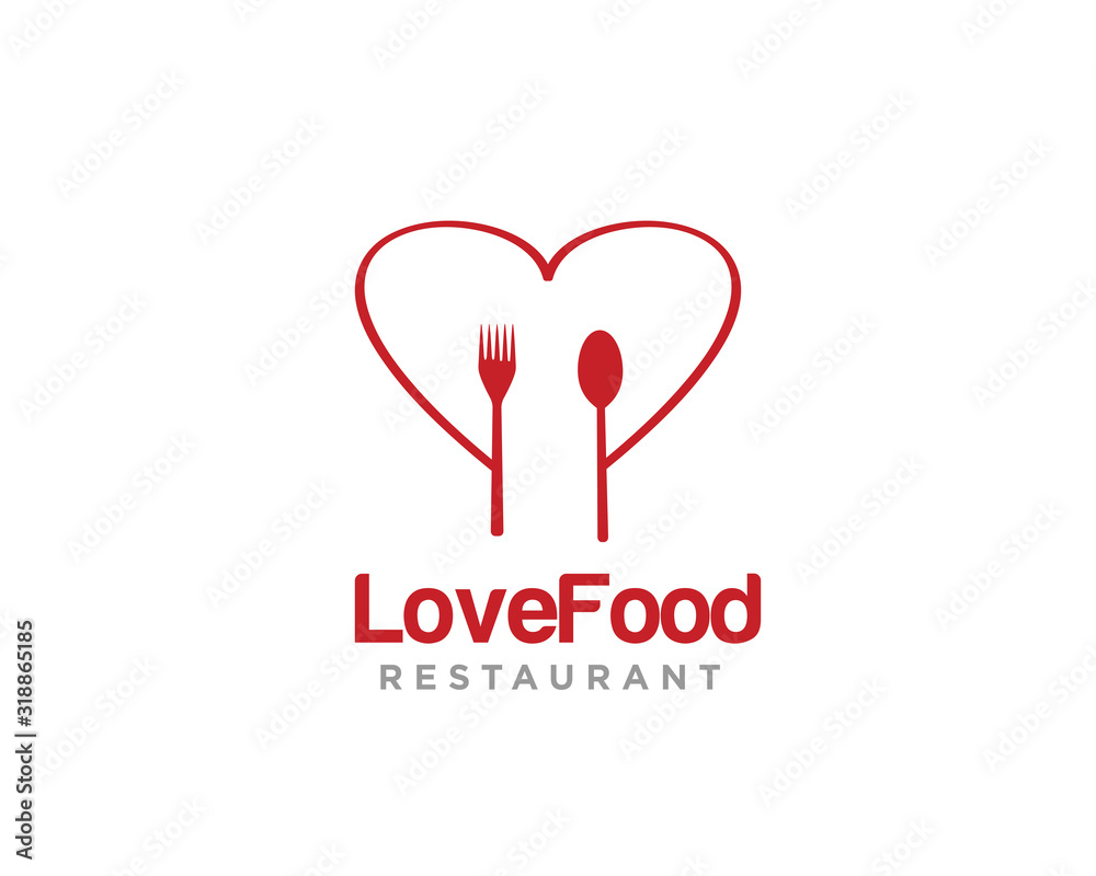 Restaurant Food Logo Design Vector