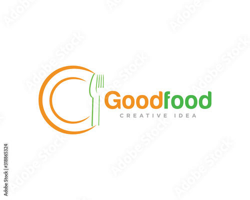 Restaurant Food Logo Design Vector