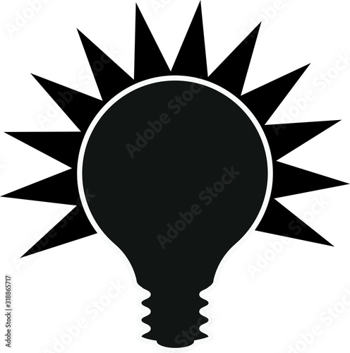 lumen icon, vector illustration.