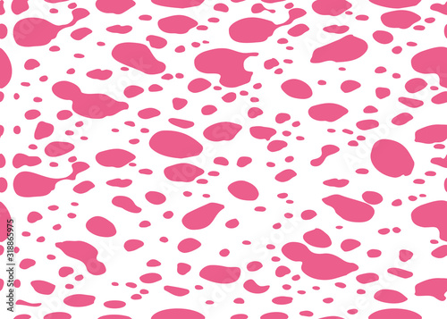 cow texture pattern repeated seamless pink and white dalmatian animal jungle print spot skin fur milk day