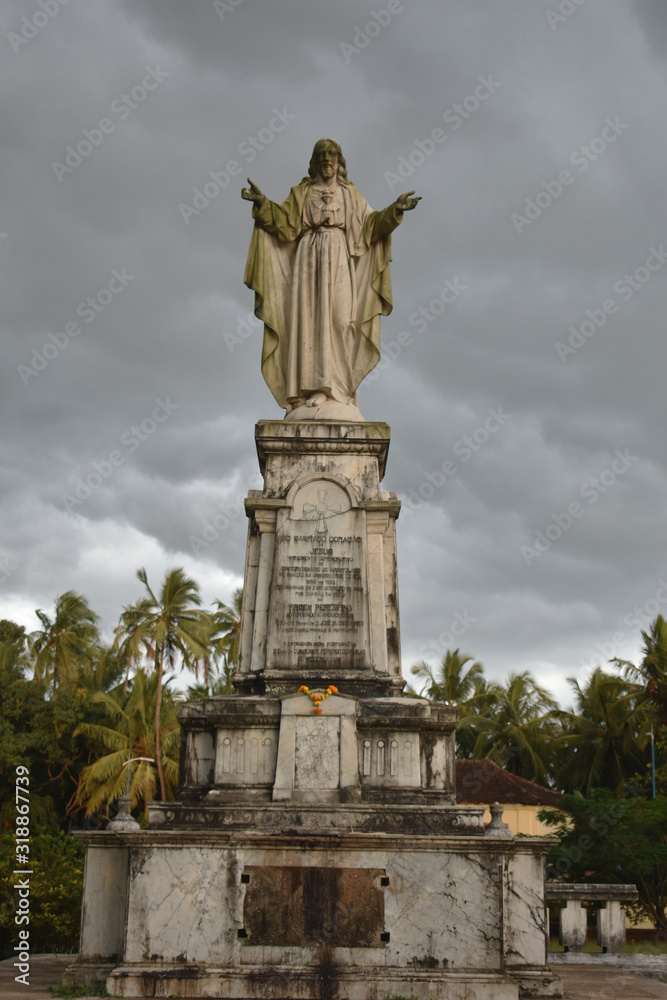 Sculpture of Lord jesus in Goa