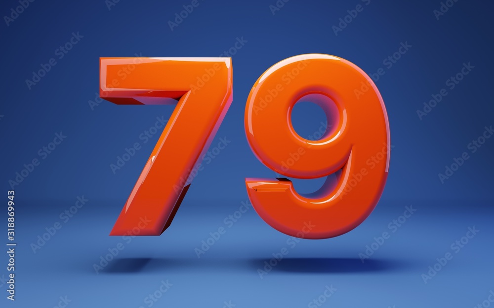 Lush Lava 3d number 79. 3D rendering. Best for anniversary, birthday party, celebration. Lush Lava 3d number 79. 3D rendering. Best for anniversary, birthday party, celebration.