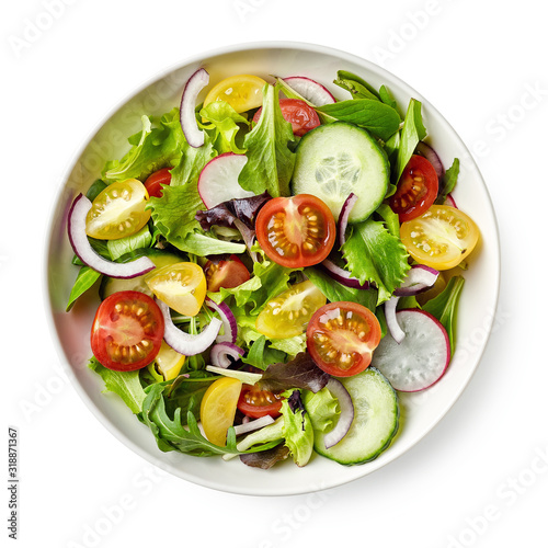 Fotografie, Obraz Bowl of healthy vegetable  salad