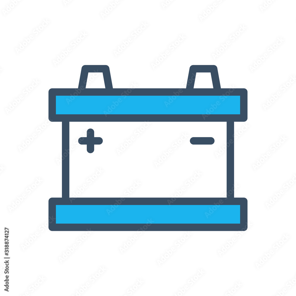 Car battery icon Car battery icon