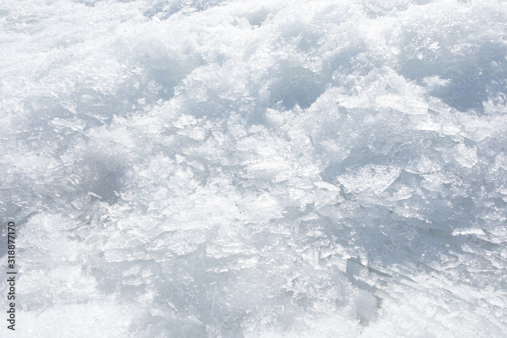 Ice surface texture, background