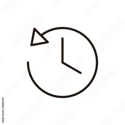 History vector icon, History icon.