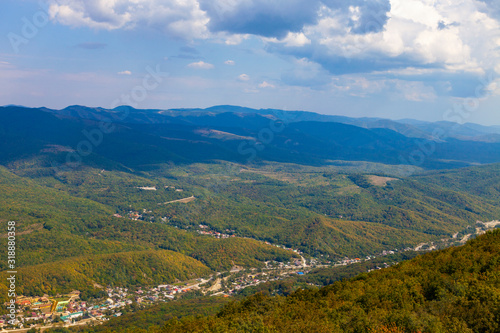 Fototapeta Naklejka Na Ścianę i Meble -  Beautiful view of the mountain peaks