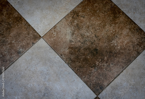 Ceramic tiles flooring - texture of natural ceramic floor