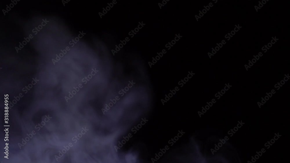 Motion of white steam smoke overlay effect on solid black background with abstract blur swirl wave motion for pollution, wildfire, vapor cigarette, gas, dry ice, warm hot food, boilling noodle soup Motion of white steam smoke overlay effect on solid black background with abstract blur swirl wave motion for pollution, wildfire, vapor cigarette, gas, dry ice, warm hot food, boilling noodle soup