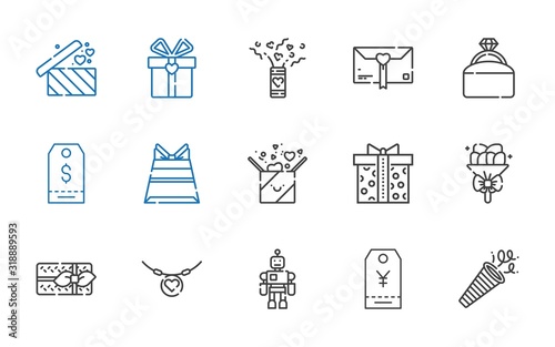 present icons set