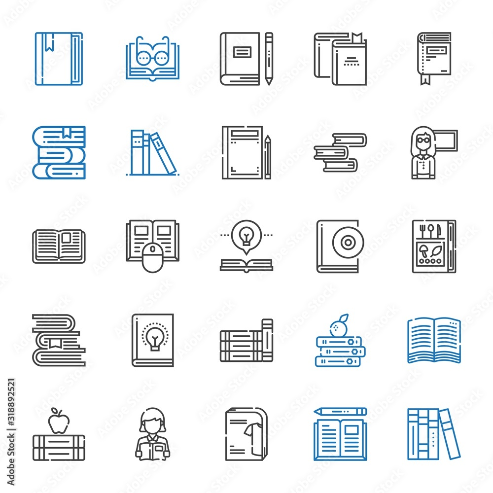 read icons set