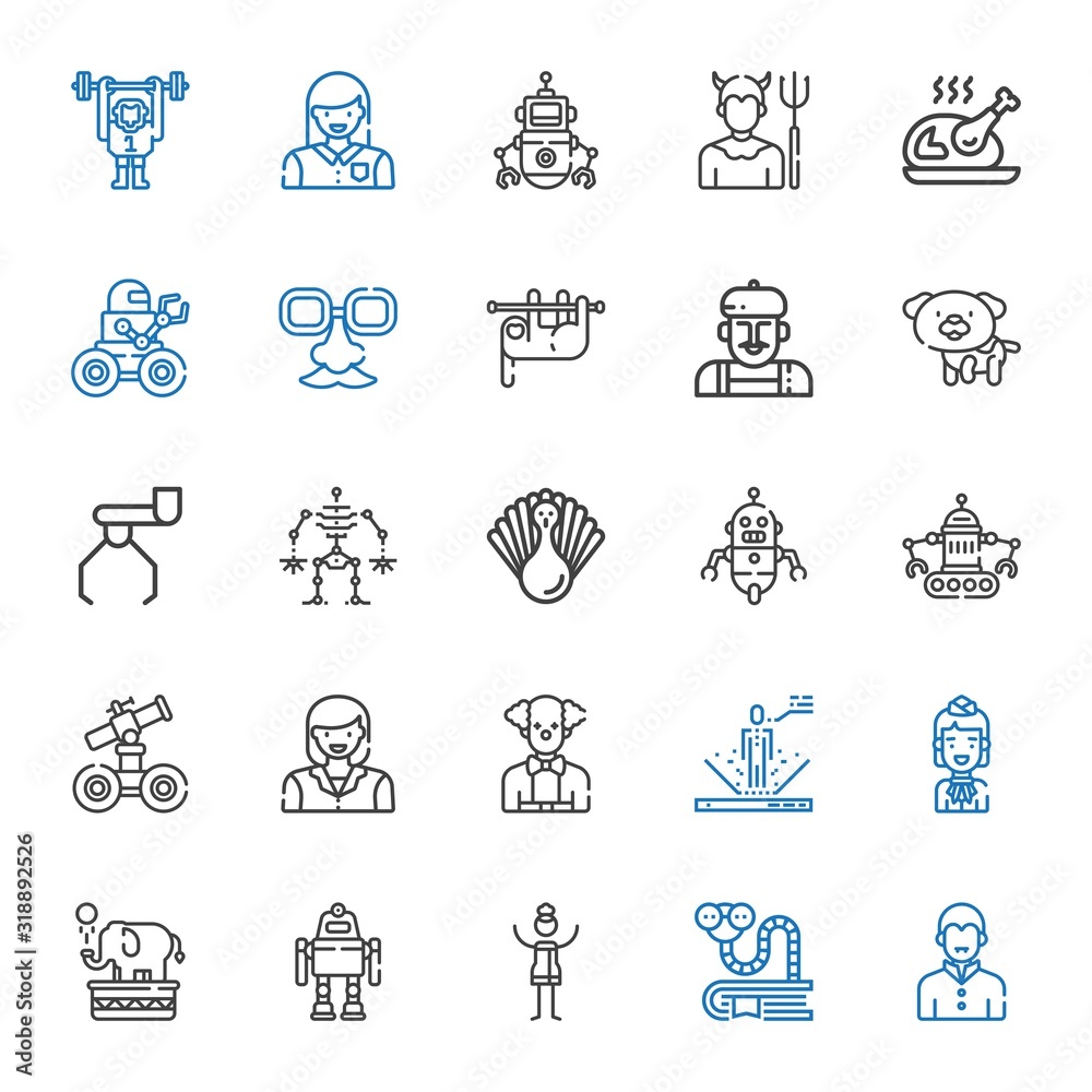 character icons set