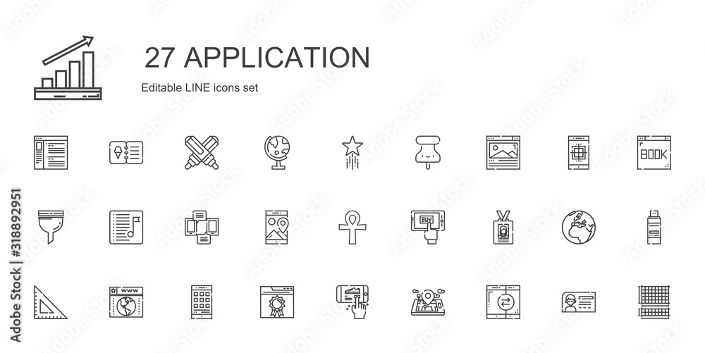 application icons set application icons set
