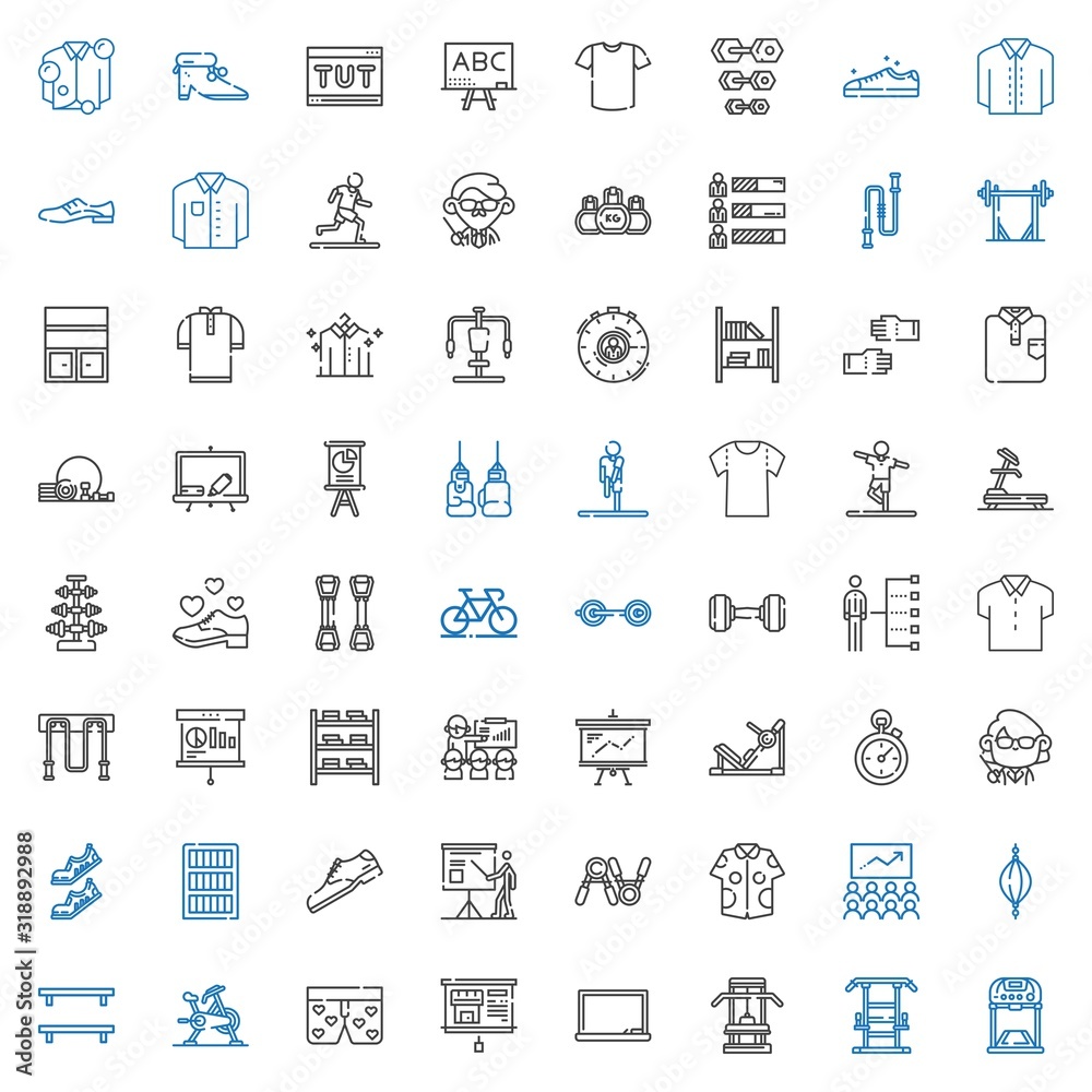 training icons set training icons set