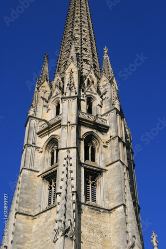 medieval saint-michel tower in bordeaux (france)