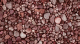  Abstract texture of small sea stones on the wall. Natural rock pebble background shot. 