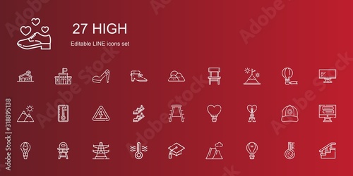 high icons set