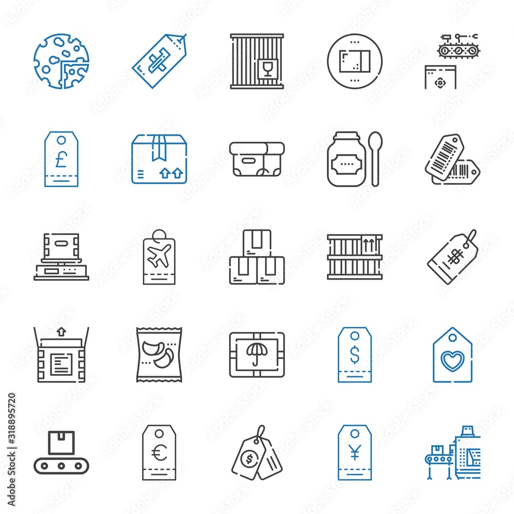 cardboard icons set cardboard icons set