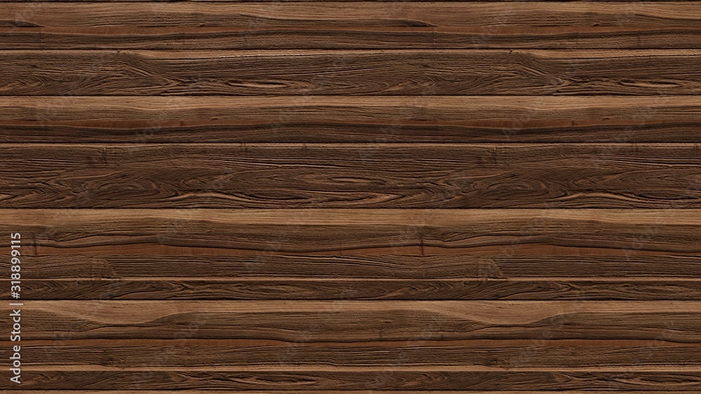 Fototapeta premium Seamless wood plank texture as background surface.