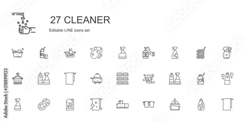 cleaner icons set